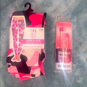S/M (4-10) Leggings + Phillips beats n’ bass